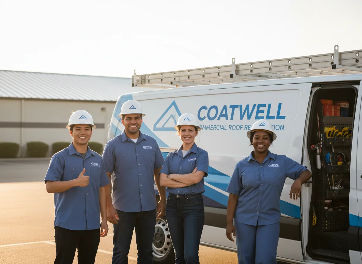 Commercial roof coating company in Camino, CA